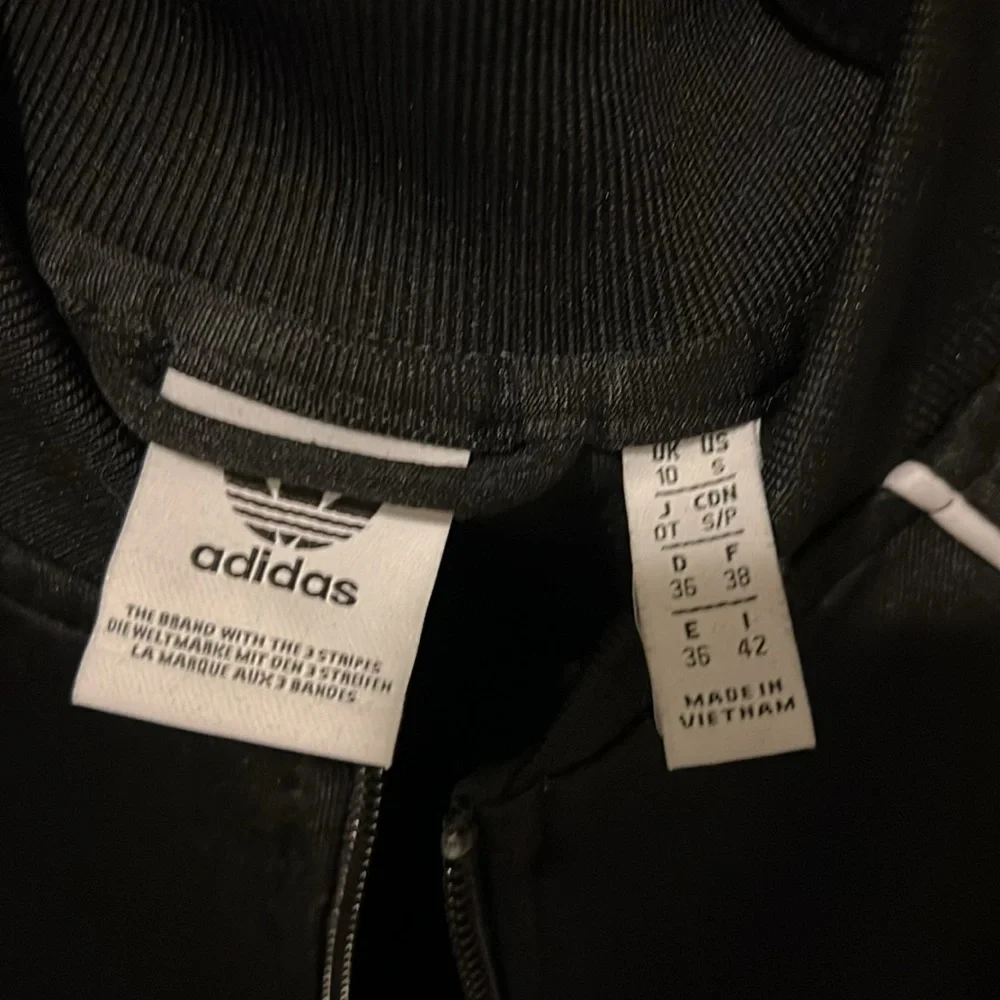 Adidas Track Suit Jacket Small white stripes